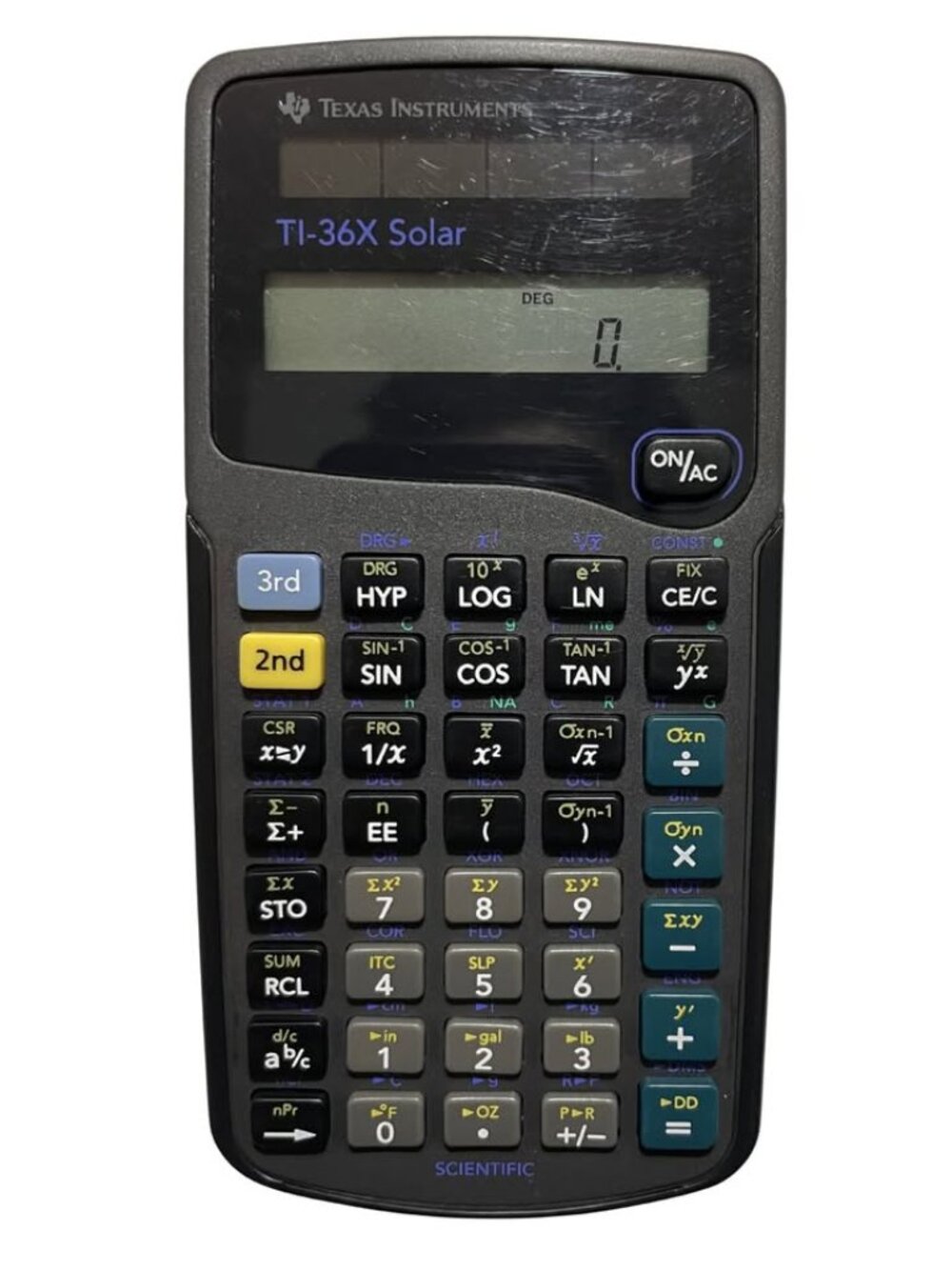 Texas Instruments TI-36X Solar Scientific Calculator Tested Working Vintage